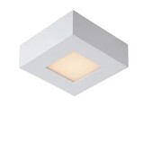 Lucide Dimbare Badkamer Plafondlamp Wit- 8W - 3000K - IP44