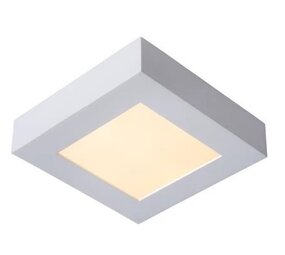 Lucide LED plafonnire Badkamer - Dimbaar - 1x15W - 3000K - IP44 - Wit