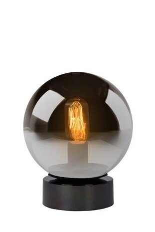 Lucide LED Tafellamp Fumé Glas Ø25 cm E27