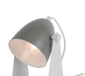 Lucide LED Tafellamp - 1xE14 - Grijs