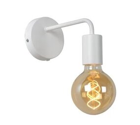 Lucide LED Wandlamp - 1xE27 - Wit