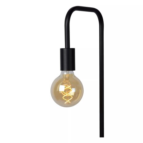 Lucide LED Vloerlamp LORIN - E27 fitting - Excl. lichtbron - Zwart