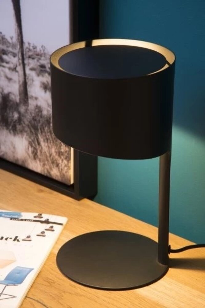 Lucide LED Tafellamp - ¯ 15 cm - 1xE14 - Zwart Lucide LED Tafellamp - ¯ 15 cm - 1xE14 - Zwart