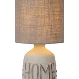 Lucide LED Tafellamp - Â¯ 16,5 cm - 1xE14 - Grijs