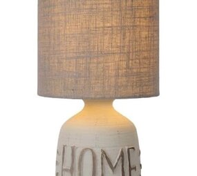 Lucide LED Tafellamp - Â¯ 16,5 cm - 1xE14 - Grijs