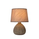 Lucide LED Tafellamp RAMZI - ¯18cm - E14 fitting - Bruin Lucide LED Tafellamp RAMZI - ¯18cm - E14 fitting - Bruin