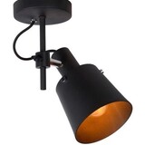 Lucide LED Plafondspot - 1xE27 - Zwart Lucide LED Plafondspot - 1xE27 - Zwart