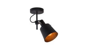 Lucide LED Plafondspot - 1xE27 - Zwart Lucide LED Plafondspot - 1xE27 - Zwart