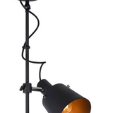 Lucide LED Plafondspot - 1xE27 - Zwart