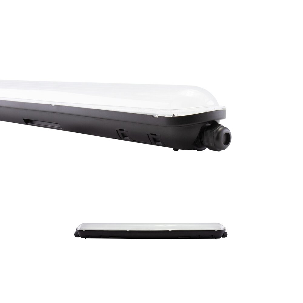 Spectrum voor de installateur LED Armatuur 60cm - 20W - 4000K helder wit licht - 163lm p/w - IP65 - Zwart