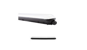 Spectrum LED Armatuur 60cm - 20W - 4000K helder wit licht - 163lm p/w - IP65 - Zwart