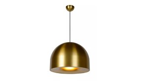 Lucide LED Hanglamp AKRON - E27 fitting - Ø50cm - Mat goud / Messing Lucide LED Hanglamp AKRON - E27 fitting - Ø50cm - Mat goud / Messing