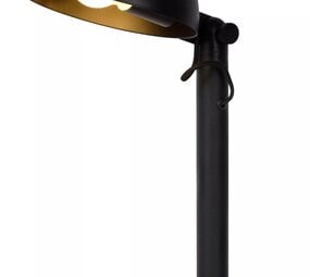 Lucide LED Tafellamp AUSTIN - E27 fitting - Â¯20cm - Zwart