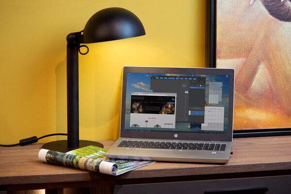 Lucide LED Tafellamp AUSTIN - E27 fitting - Â¯20cm - Zwart