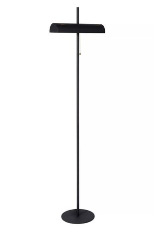 Lucide LED Vloerlamp GLENDALE - 2xE27 fitting - Zwart