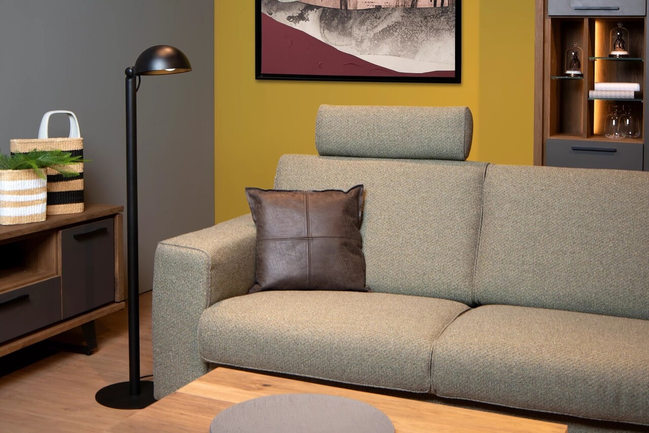 Lucide LED Vloerlamp AUSTIN - E27 fitting - Â¯28cm - Zwart