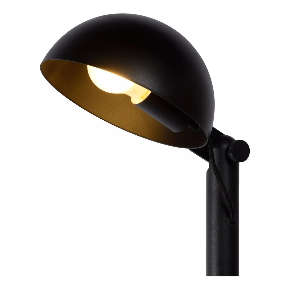 Lucide LED Vloerlamp AUSTIN - E27 fitting - Â¯28cm - Zwart