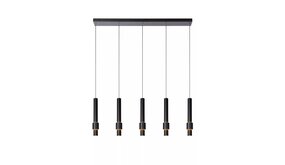 Lucide LED Hanglamp Dimbaar - Margary Zwart - 5-Lichts  21W 2300Lm - 2700K | 3 Jaar Garantie Lucide LED Hanglamp Dimbaar - Margary Zwart - 5-Lichts  21W 2300Lm - 2700K | 3 Jaar Garantie