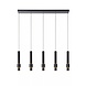 Lucide LED Hanglamp Dimbaar - Margary Zwart - 5-Lichts 21W 2300Lm - 2700K | 3 Jaar Garantie Lucide LED Hanglamp Dimbaar - Margary Zwart - 5-Lichts 21W 2300Lm - 2700K | 3 Jaar Garantie