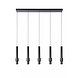 Lucide LED Hanglamp Dimbaar - Margary Zwart - 5-Lichts 21W 2300Lm - 2700K | 3 Jaar Garantie Lucide LED Hanglamp Dimbaar - Margary Zwart - 5-Lichts 21W 2300Lm - 2700K | 3 Jaar Garantie