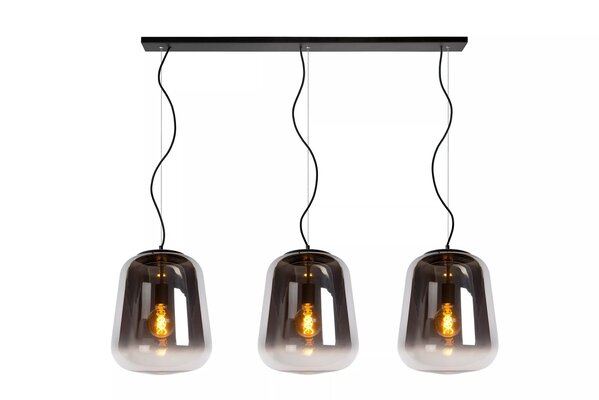 Lucide LED Hanglamp GLORIO - 3xE27 fitting - Zwart Lucide LED Hanglamp GLORIO - 3xE27 fitting - Zwart