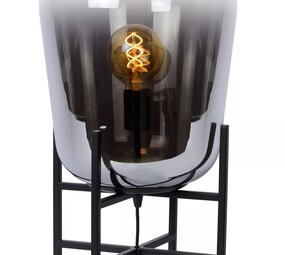 Lucide LED Tafellamp GLORIO - E27 fitting - Â¯32cm - Zwart