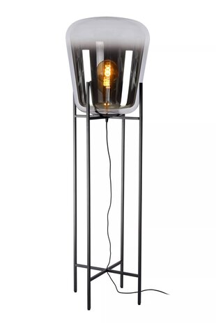 Lucide LED Vloerlamp GLORIO - E27 fitting - ¯45 - Zwart Lucide LED Vloerlamp GLORIO - E27 fitting - ¯45 - Zwart