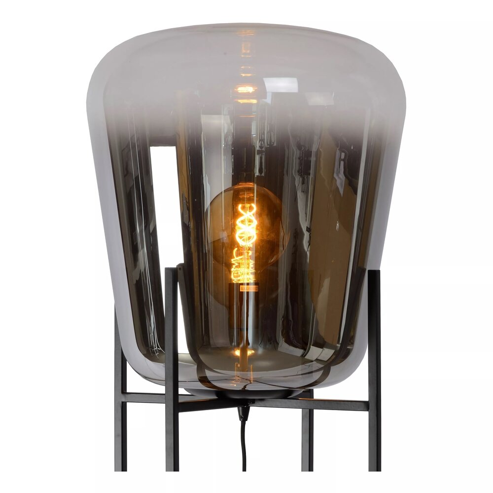 Lucide LED Vloerlamp GLORIO - E27 fitting - ¯45 - Zwart Lucide LED Vloerlamp GLORIO - E27 fitting - ¯45 - Zwart