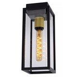 Lucide LED plafonnire LAURENS - IP54 - E27 fitting - Zwart Lucide LED plafonnire LAURENS - IP54 - E27 fitting - Zwart