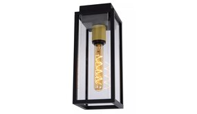 Lucide LED plafonnire LAURENS - IP54 - E27 fitting - Zwart Lucide LED plafonnire LAURENS - IP54 - E27 fitting - Zwart