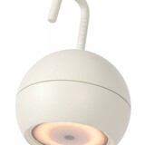 Lucide LED Hanglamp SPHERE - 2W - 2700K warm wit licht - Â¯102mm - 3 stap dimbaar - IP54 - Wit