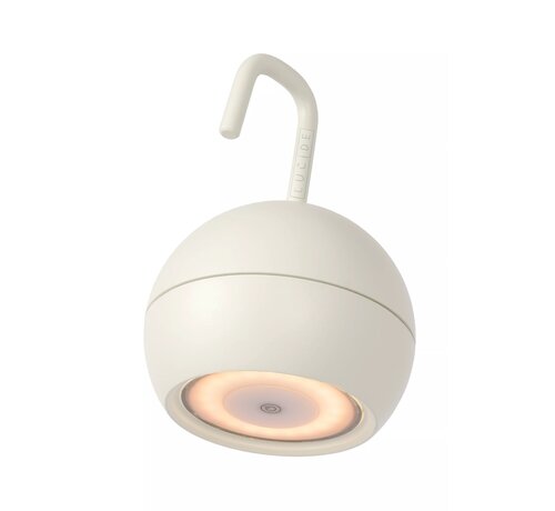 LED Hanglamp SPHERE - 2W - 2700K warm wit licht - ¯102mm - 3 stap dimbaar - IP54 - Wit