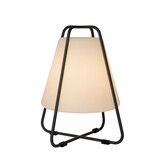 Lucide LED Tafellamp PYRAMID - 2W - 2700K warm wit licht - IP54 - Dimbaar - Antraciet Lucide LED Tafellamp PYRAMID - 2W - 2700K warm wit licht - IP54 - Dimbaar - Antraciet