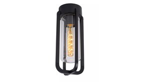 Lucide LED plafonnire GARLAND - E27 fitting - IP44 - ¯151mm - Zwart Lucide LED plafonnire GARLAND - E27 fitting - IP44 - ¯151mm - Zwart