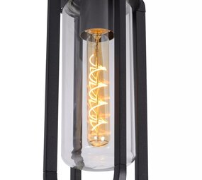 Lucide LED plafonnire GARLAND - E27 fitting - IP44 - Â¯151mm - Zwart