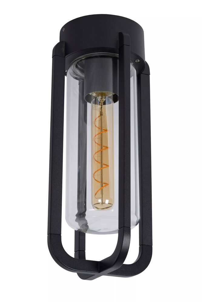 Lucide LED plafonnire GARLAND - E27 fitting - IP44 - ¯151mm - Zwart Lucide LED plafonnire GARLAND - E27 fitting - IP44 - ¯151mm - Zwart