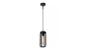 Lucide LED Hanglamp GARLAND - IP44 - E27 fitting - Â¯151mm - Zwart