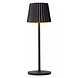Lucide Dimbare LED Buiten Tafellamp IP54 - Justine Zwart - 2W 210Lm - 2700K 927 Warm Wit | Accu / Batterij - 3 jaar garantie Lucide Dimbare LED Buiten Tafellamp IP54 - Justine Zwart - 2W 210Lm - 2700K 927 Warm Wit | Accu / Batterij - 3 jaar garantie