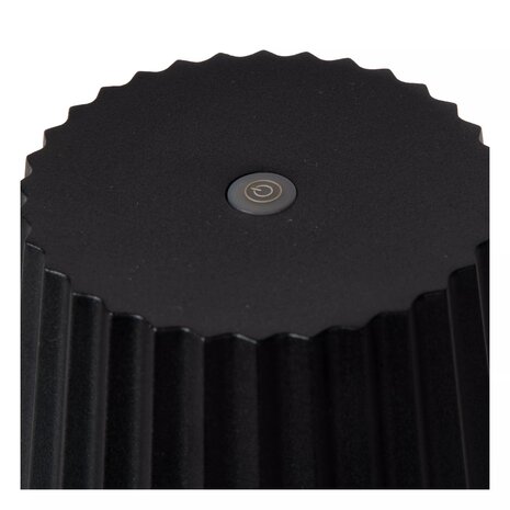 Lucide Dimbare LED Buiten Tafellamp IP54 - Justine Zwart - 2W 210Lm - 2700K 927 Warm Wit  | Accu / Batterij - 3 jaar garantie Lucide Dimbare LED Buiten Tafellamp IP54 - Justine Zwart - 2W 210Lm - 2700K 927 Warm Wit  | Accu / Batterij - 3 jaar garantie