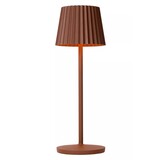 Lucide LED Tafellamp buiten JUSTINE - 2W - 2700K - IP54 - Dimbaar - Roest bruin Lucide LED Tafellamp buiten JUSTINE - 2W - 2700K - IP54 - Dimbaar - Roest bruin