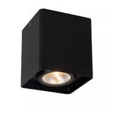 Lucide LED plafonnire LEEDS - IP54 - 2700K - 9W - Zwart
