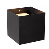 Lucide LED Wandlamp EXETER - IP54 - E27 fitting - Zwart