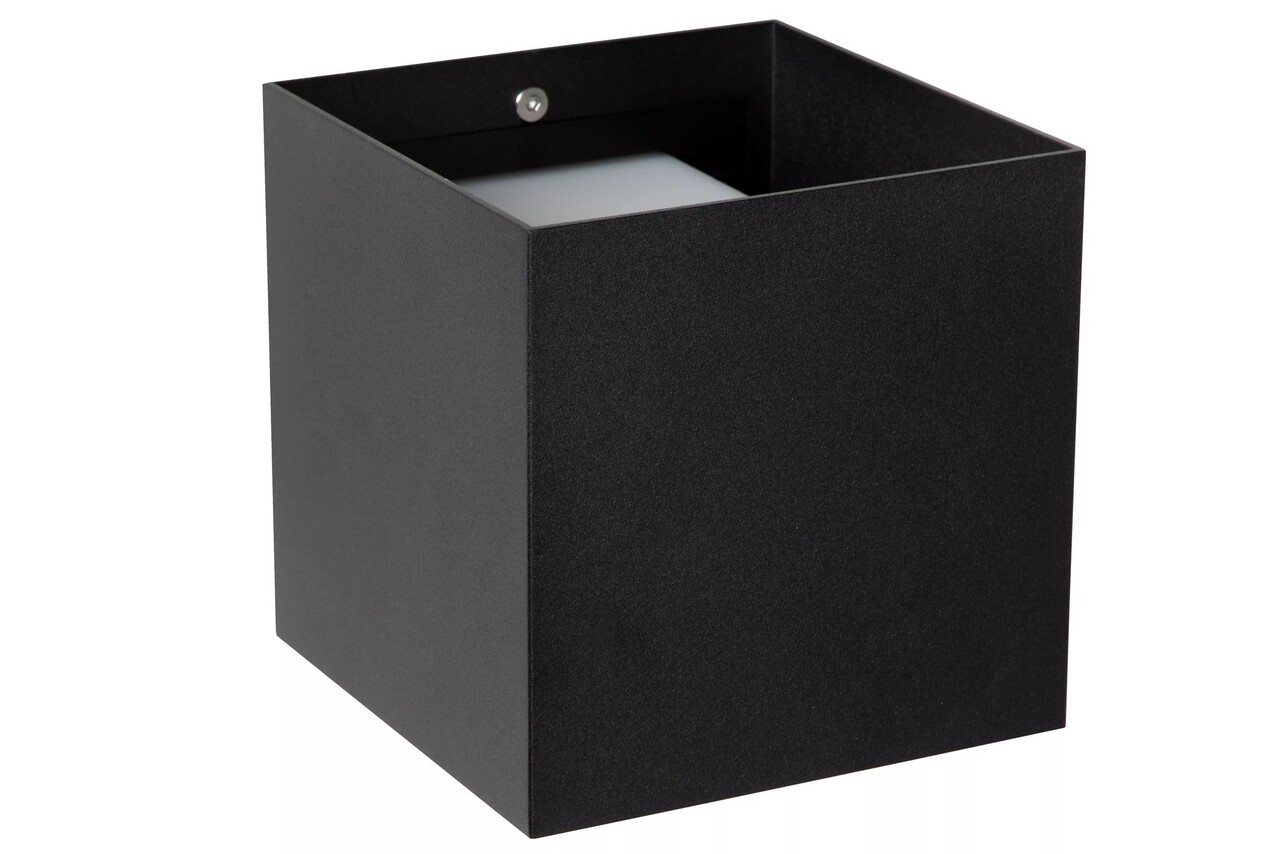 Lucide LED Wandlamp EXETER - IP54 - E27 fitting - Zwart