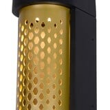 Lucide LED Wandlamp KIRAN - IP65 - 10W - 2700K - Mat Goud / Messing