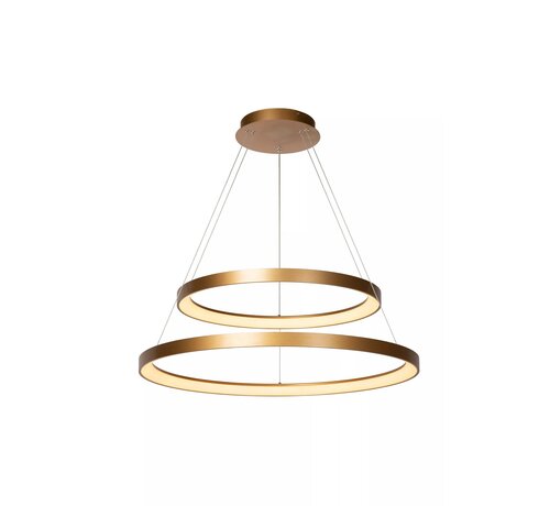 LED Hanglamp VIDAL - 92W - 2700K - ¯780mm - Dimbaar - Mat Goud/Messing