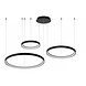 Lucide Dimbare LED Hanglamp - 780MM Ringlamp VIDAL Zwart - 120W 2700K 927 Warm Wit - 3-Lichts | TRIAC Dimbaar - 3 Jaar Garantie Lucide Dimbare LED Hanglamp - 780MM Ringlamp VIDAL Zwart - 120W 2700K 927 Warm Wit - 3-Lichts | TRIAC Dimbaar - 3 Jaar Garantie