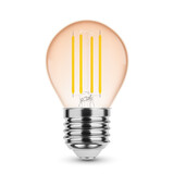 LED Filament lamp - Dimbaar - E27 fitting - G45 - 4W vervangt 28W - 1800K extra warm wit licht