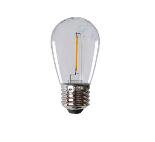 LED Filament lamp - E27 fitting - ST45 - 0,5W vervangt 5W - 2700K warm wit licht