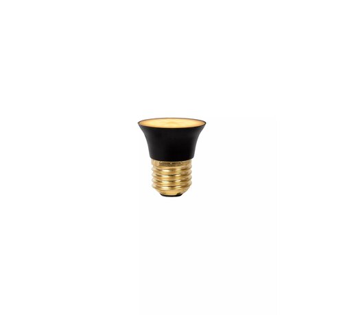 LED Lamp G45 dimbaar - E27 fitting - ¯43mm - 5W - 2700K warm wit licht - 3 StepDim - Zwart