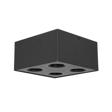 Aigostar LED Plafondspot - 4xGU10 fitting - Excl. lichtbron - Zwart